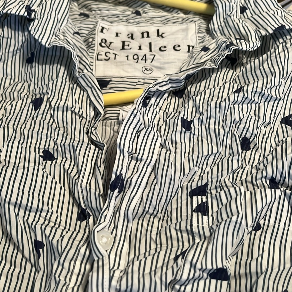 Frank and Eileen Joedy Crinkle cut extra small blue